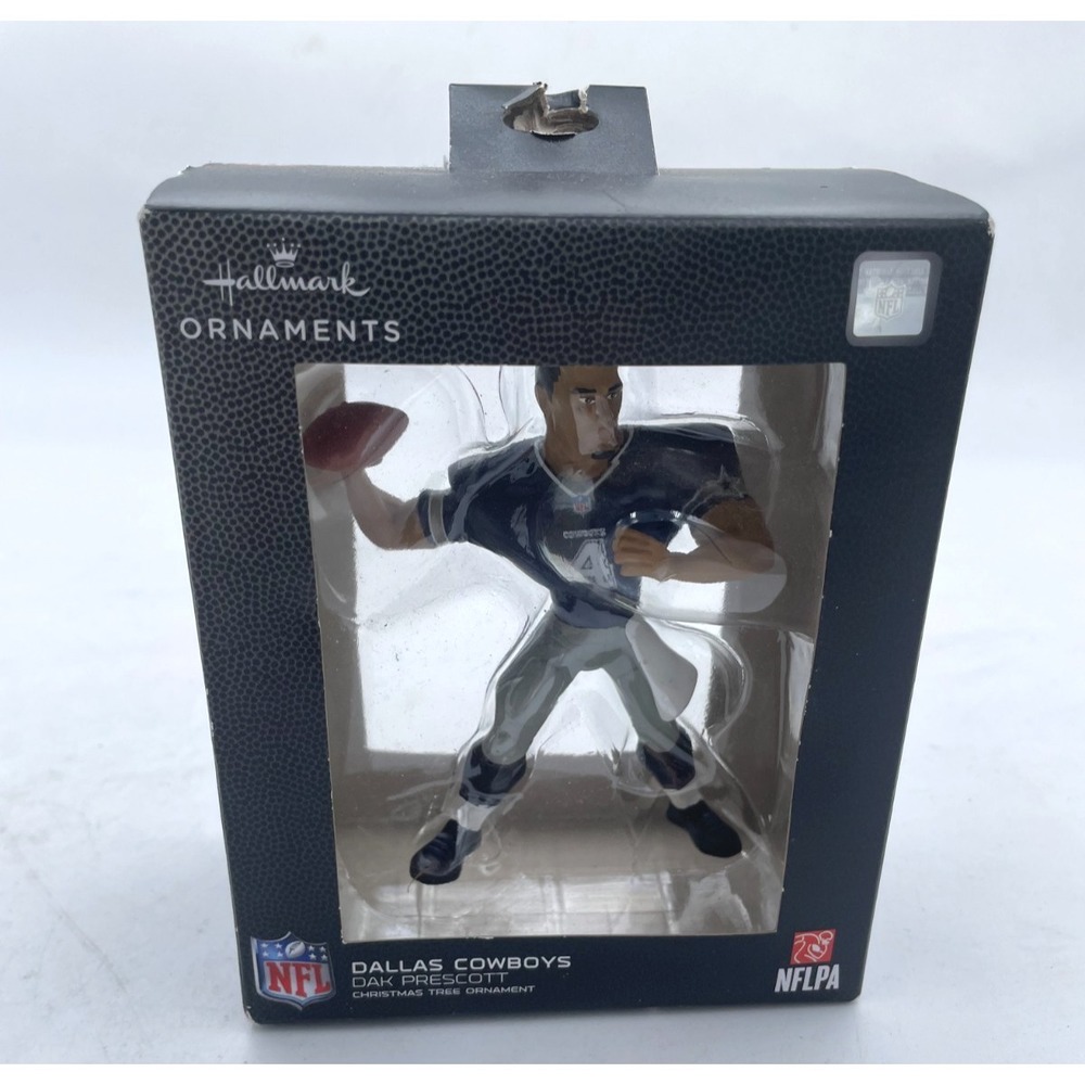 Hallmark Dak Prescott Dallas Cowboys NFL Football Christmas Tree Ornament 2022 - Picture 6 of 6